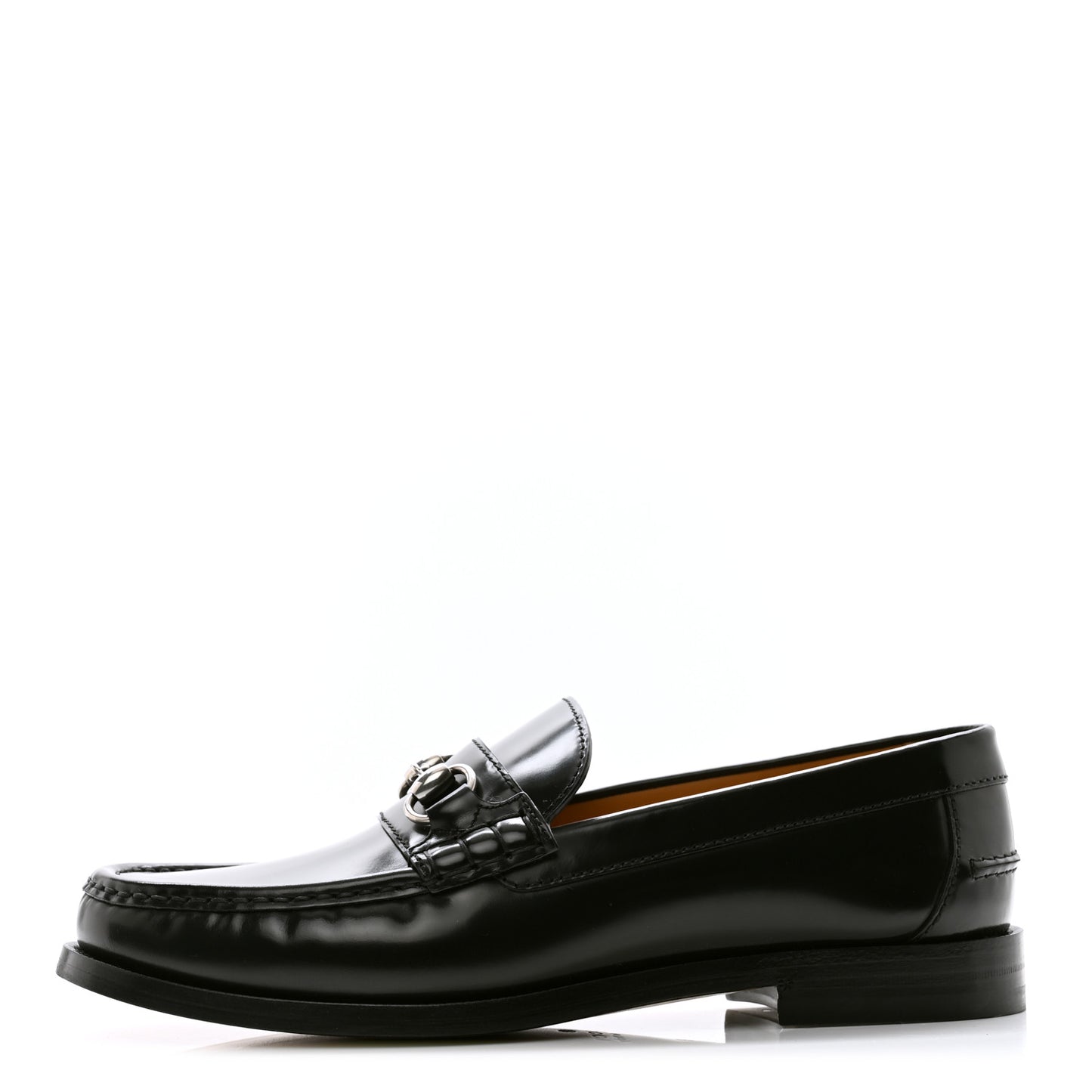 Mandala Goatskin Mens Horsebit Loafers 9 Black