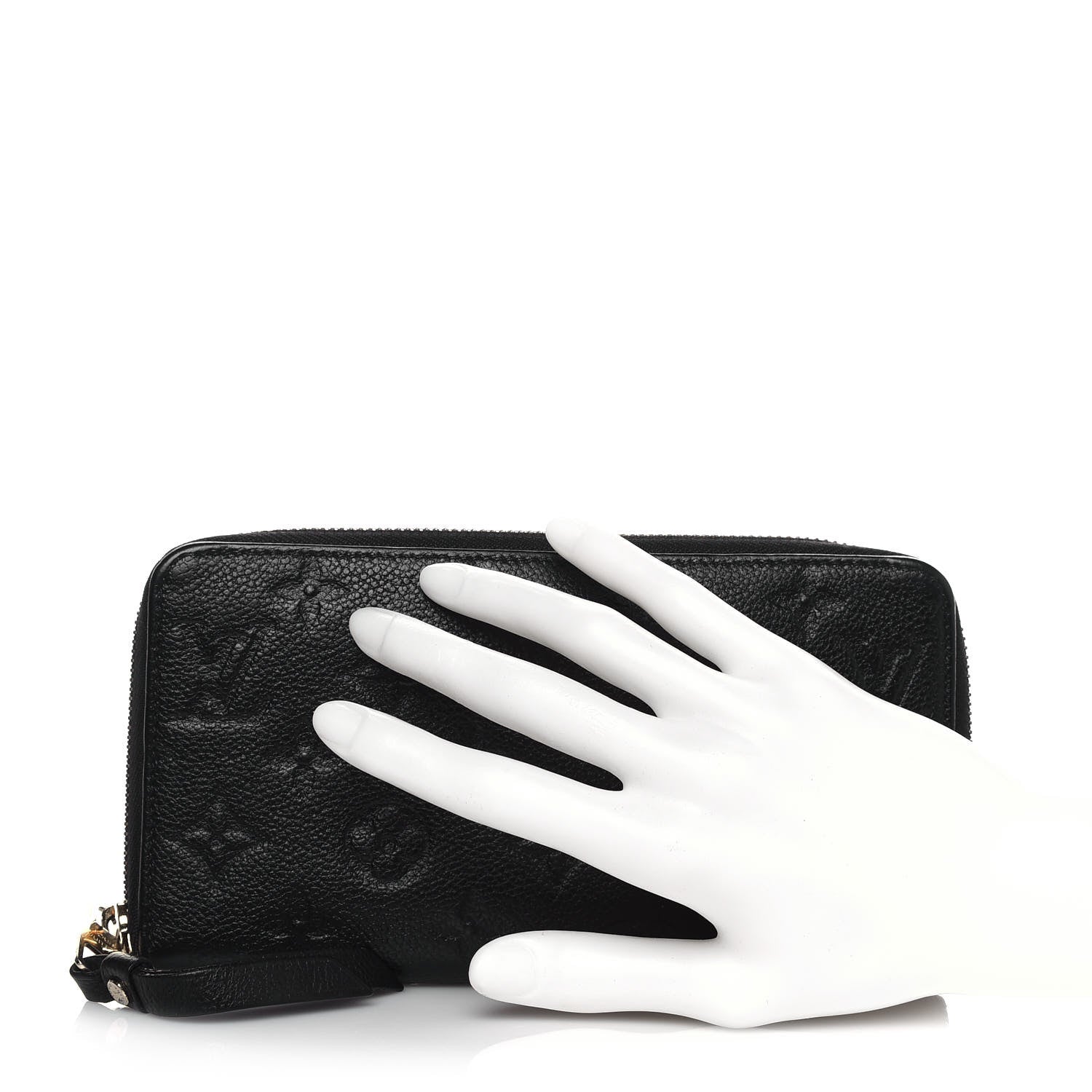 Louis Vuitton Empreinte Zippy Organizer Wallet Black 2 of 12