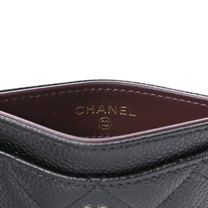 Chanel Caviar Quilted Card Holder Black 5 of 10