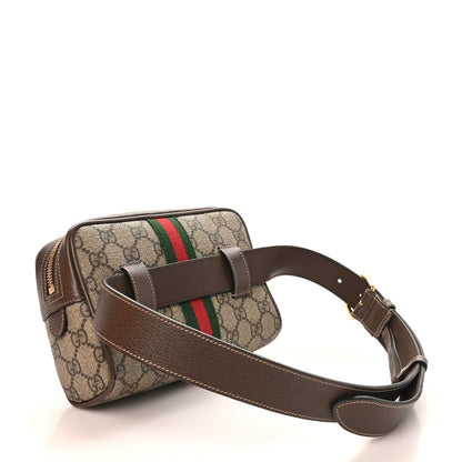 Gucci GG Supreme Monogram Web Small Ophidia Belt Bag 85 34 Dark Brown 3 of 11