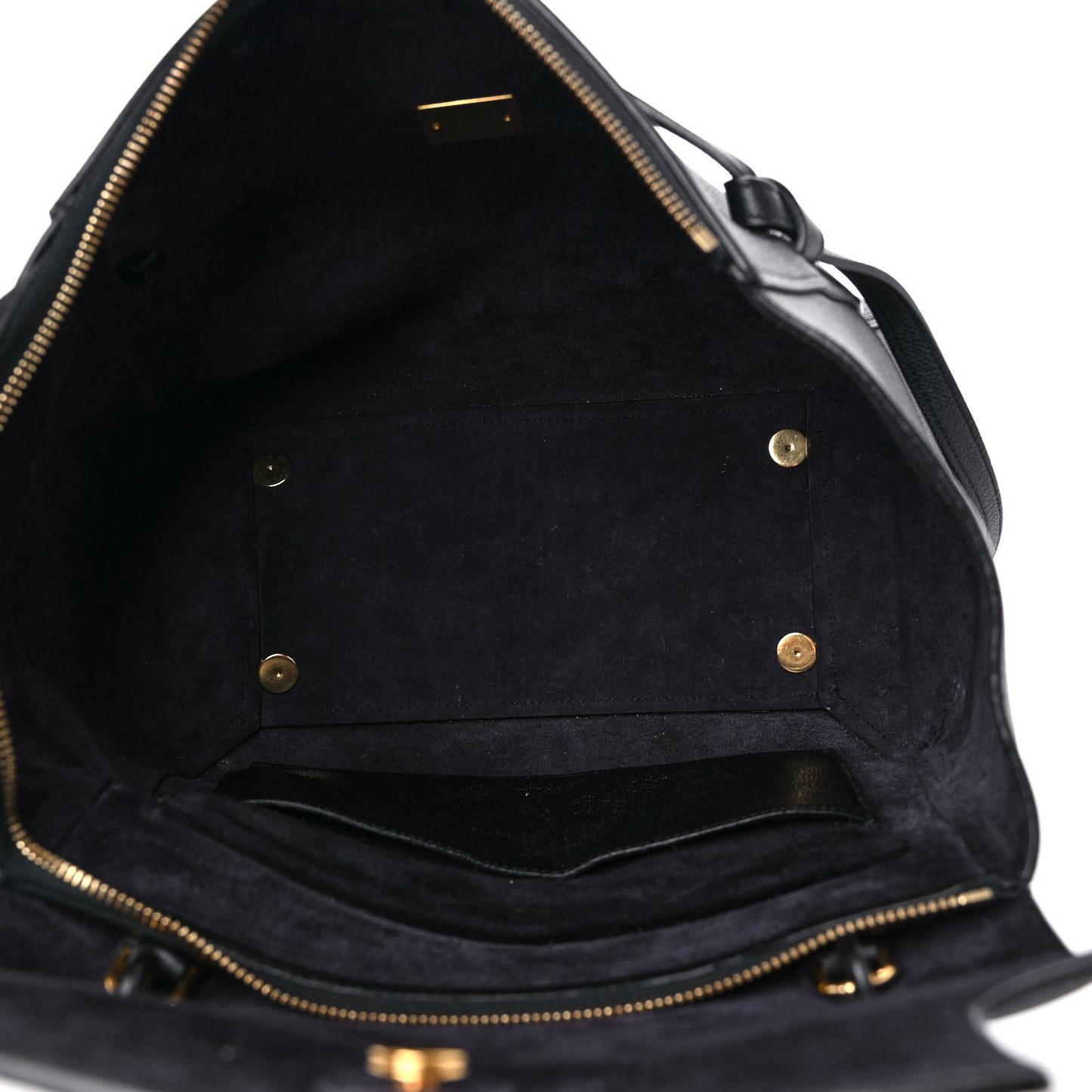 Grained Calfskin Micro Belt Bag Black