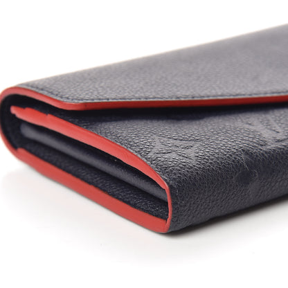 Louis Vuitton Empreinte Sarah Wallet NM Marine Rouge 8 of 11