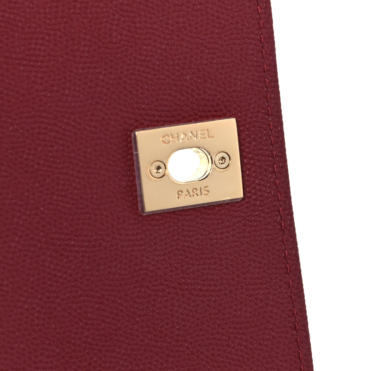 Chanel Caviar Quilted Small Business Affinity Flap Burgundy 7 of 11