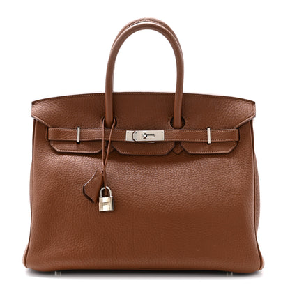 Hermes Fjord Birkin 35 Marron D'Inde 1 of 12