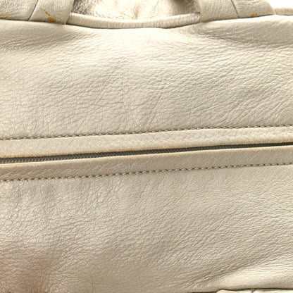 Chanel Metallic Deerskin Stitched Bowler Gold 12 of 12