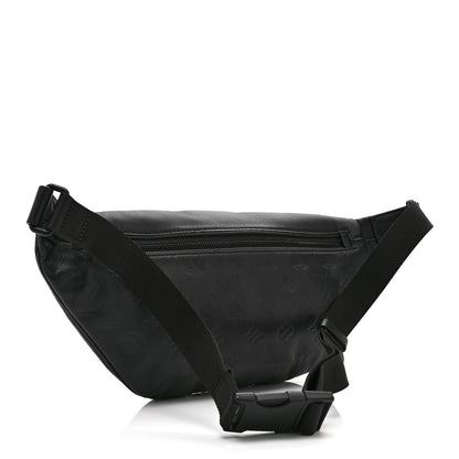Louis Vuitton Calfskin Monogram Shadow Discovery Bumbag Black 3 of 9