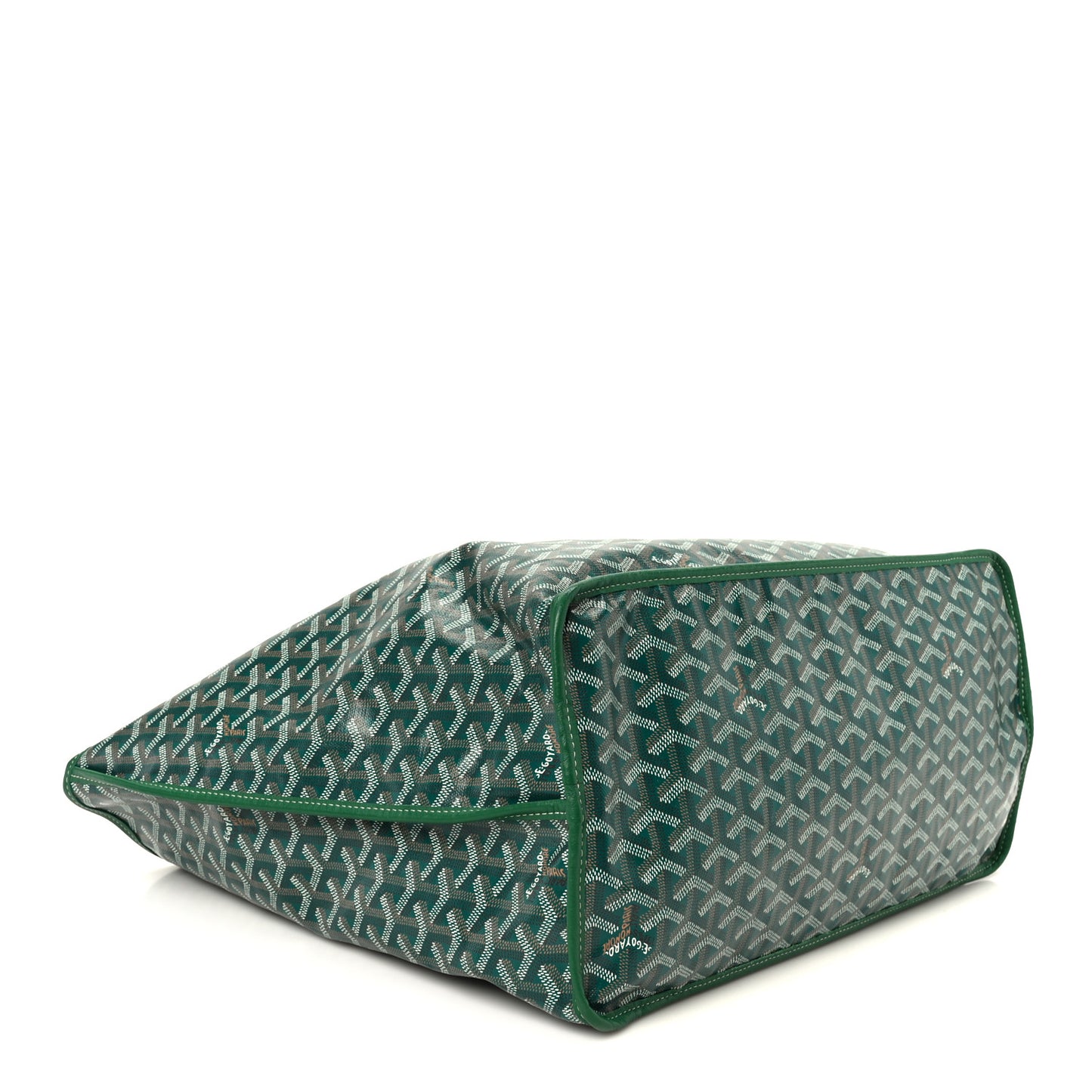 Goyardine Reversible Anjou GM Green