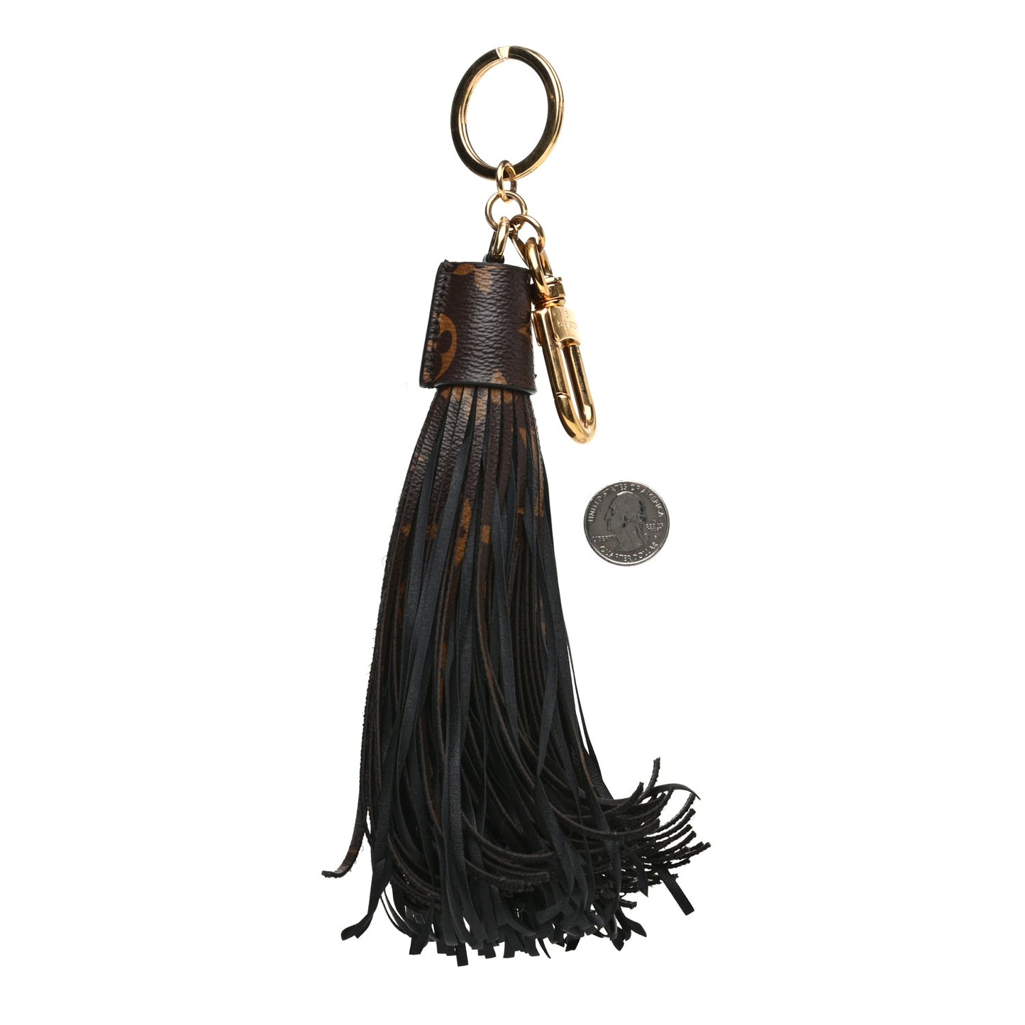 Monogram Tassel Bag Charm