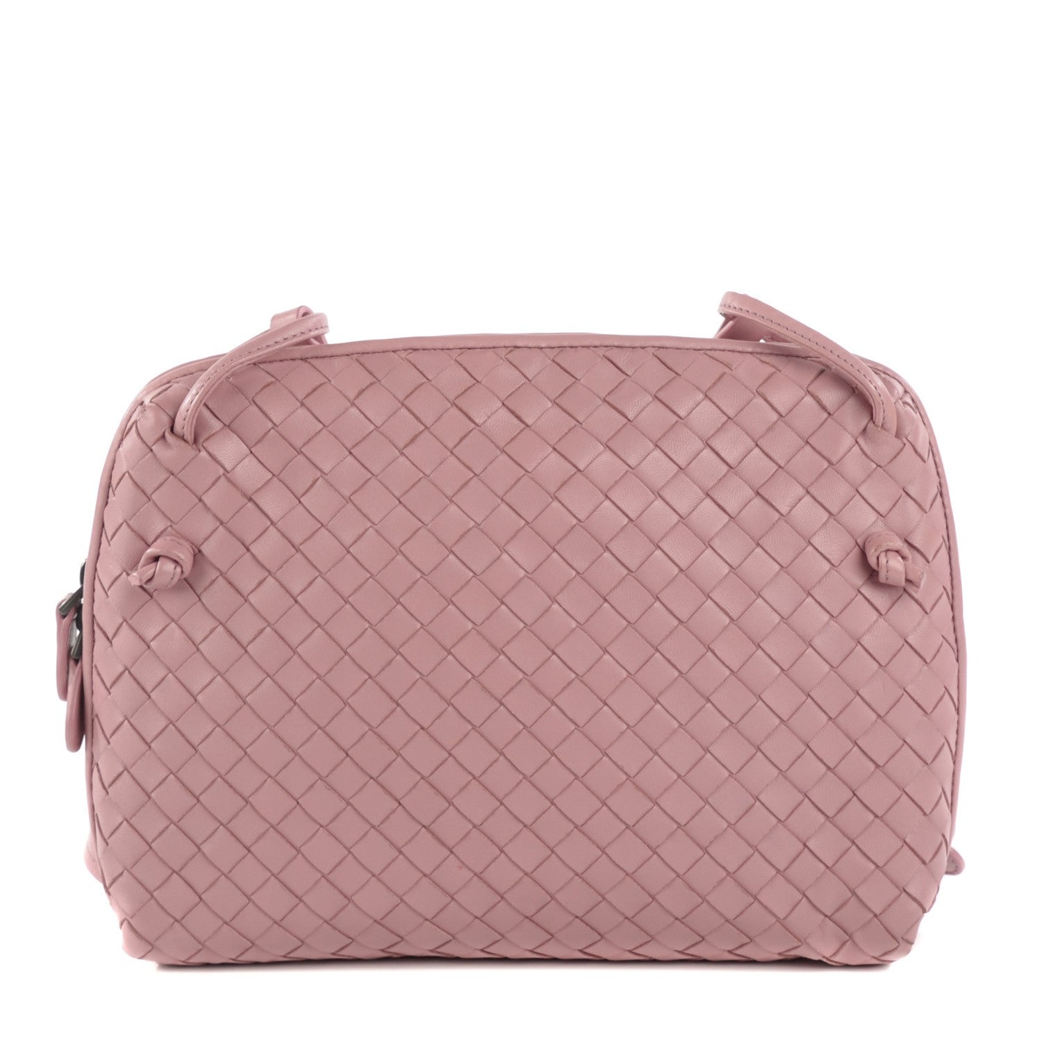 Bottega Veneta Nappa Intrecciato Pillow Crossbody Bag Watteau 1 of 8