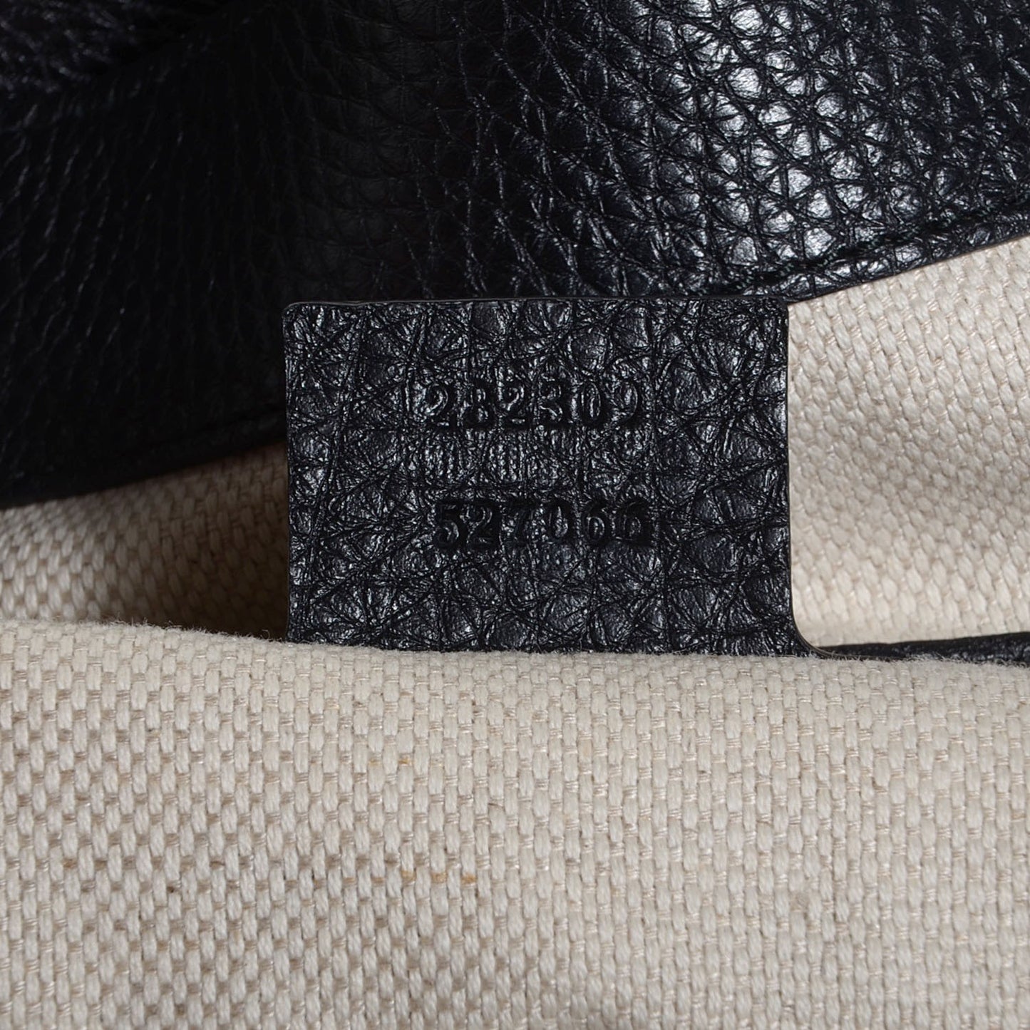 Pebbled Calfskin Medium Soho Shoulder Bag Black