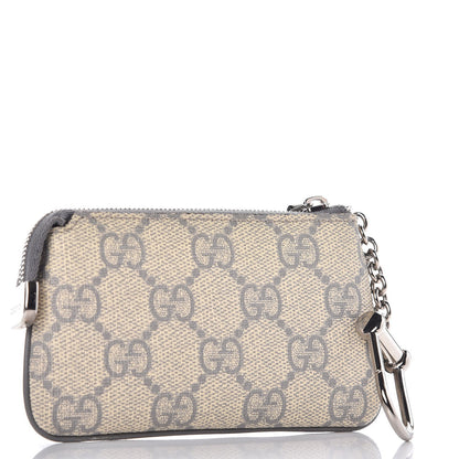 Gucci GG Supreme Monogram Key Case Ecru Grigio 3 of 7