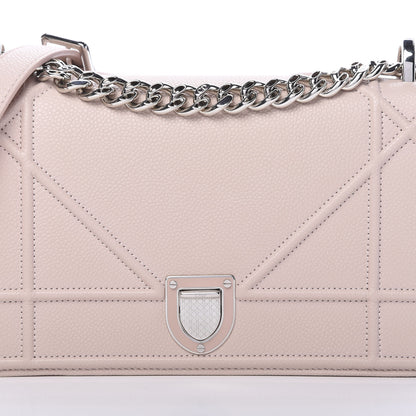 Christian Dior Grained Calfskin Cannage Small Diorama Flap Bag Rose Poudre 9 of 9