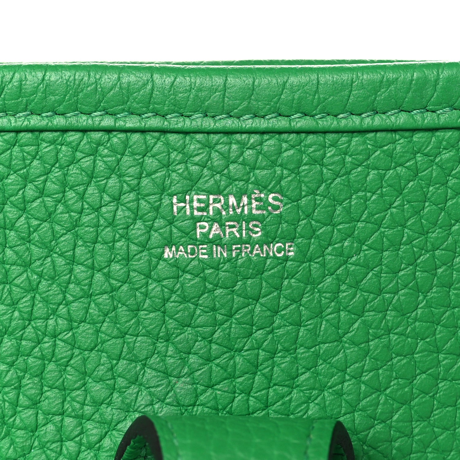 Hermes Taurillon Clemence Evelyne III PM Bambou 6 of 9