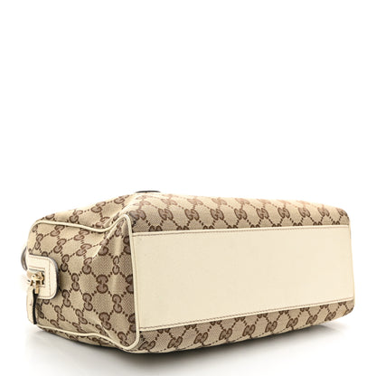 Gucci Monogram Small Charmy Boston White 4 of 10