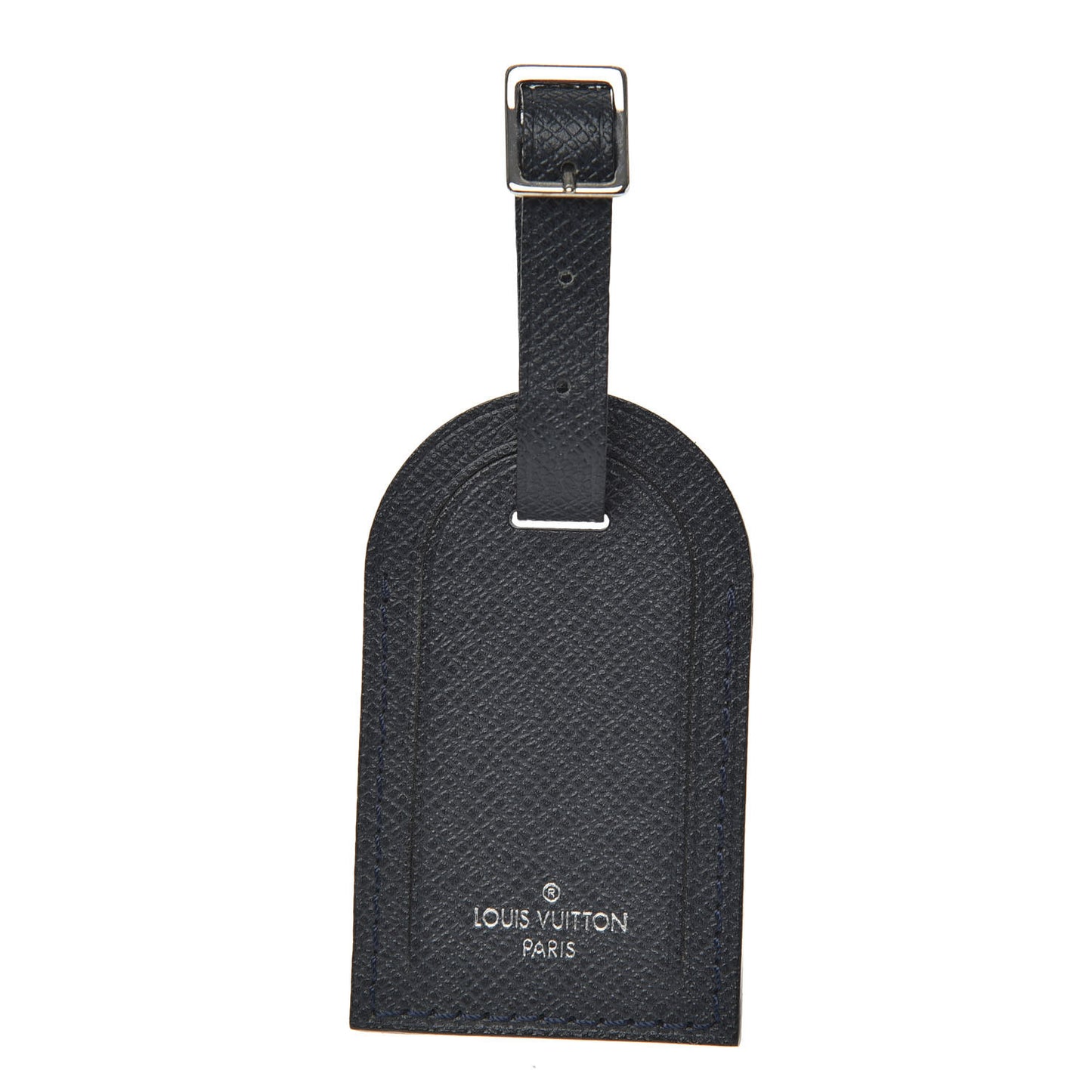 Calfskin Luggage Tag Black