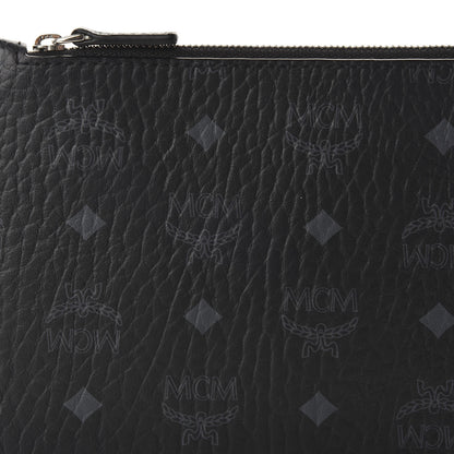 MCM Visetos Yris Shopper Pouch Black 9 of 9