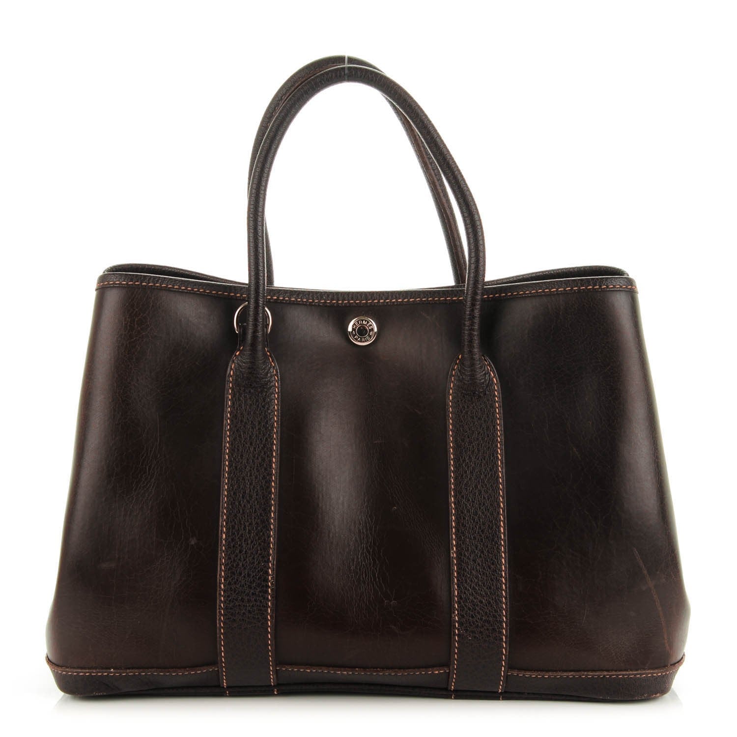 Hermes Amazonia Buffle Skipper Garden Party 30 TPM Havane 1 of 13