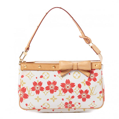 Louis Vuitton Monogram Cherry Blossom Pochette Accessories Red 1 of 8