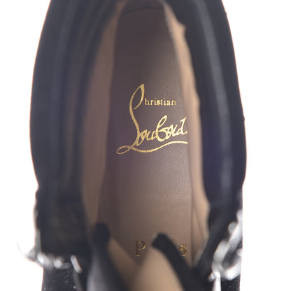 Christian Louboutin Crosta Star Who Runs Flat Boots 38 Black 7 of 7