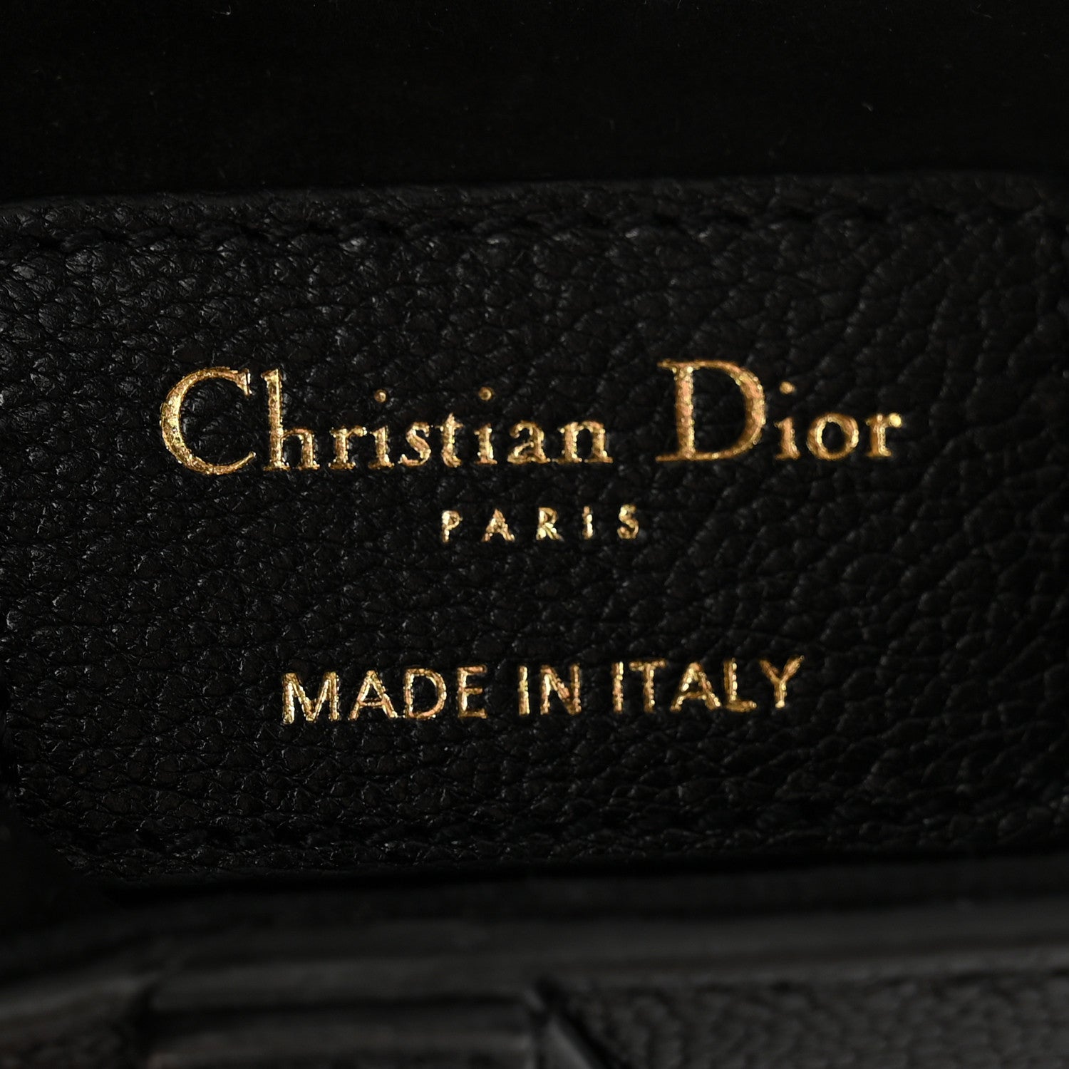 Christian Dior Goatskin Micro Saddle Bag Black 6 of 12