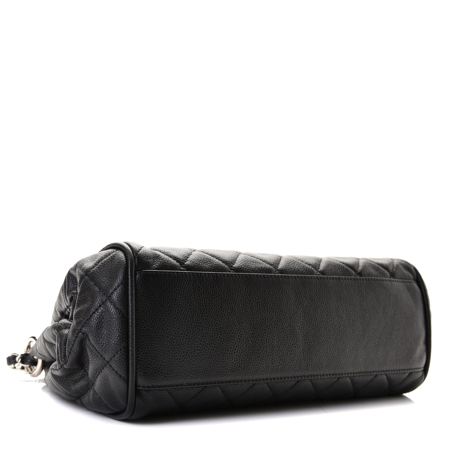 Caviar Quilted Timeless Accordion Flap Black
