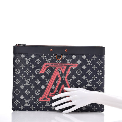 Louis Vuitton Monogram Upside Down Pochette Apollo GM 2 of 9