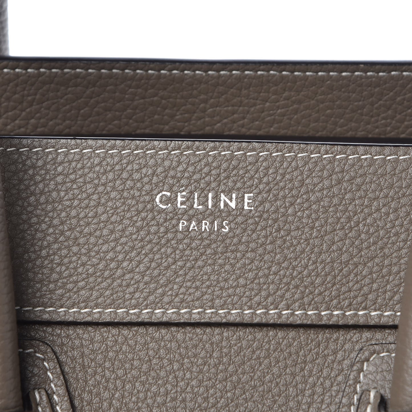 Drummed Calfskin Micro Luggage Souris