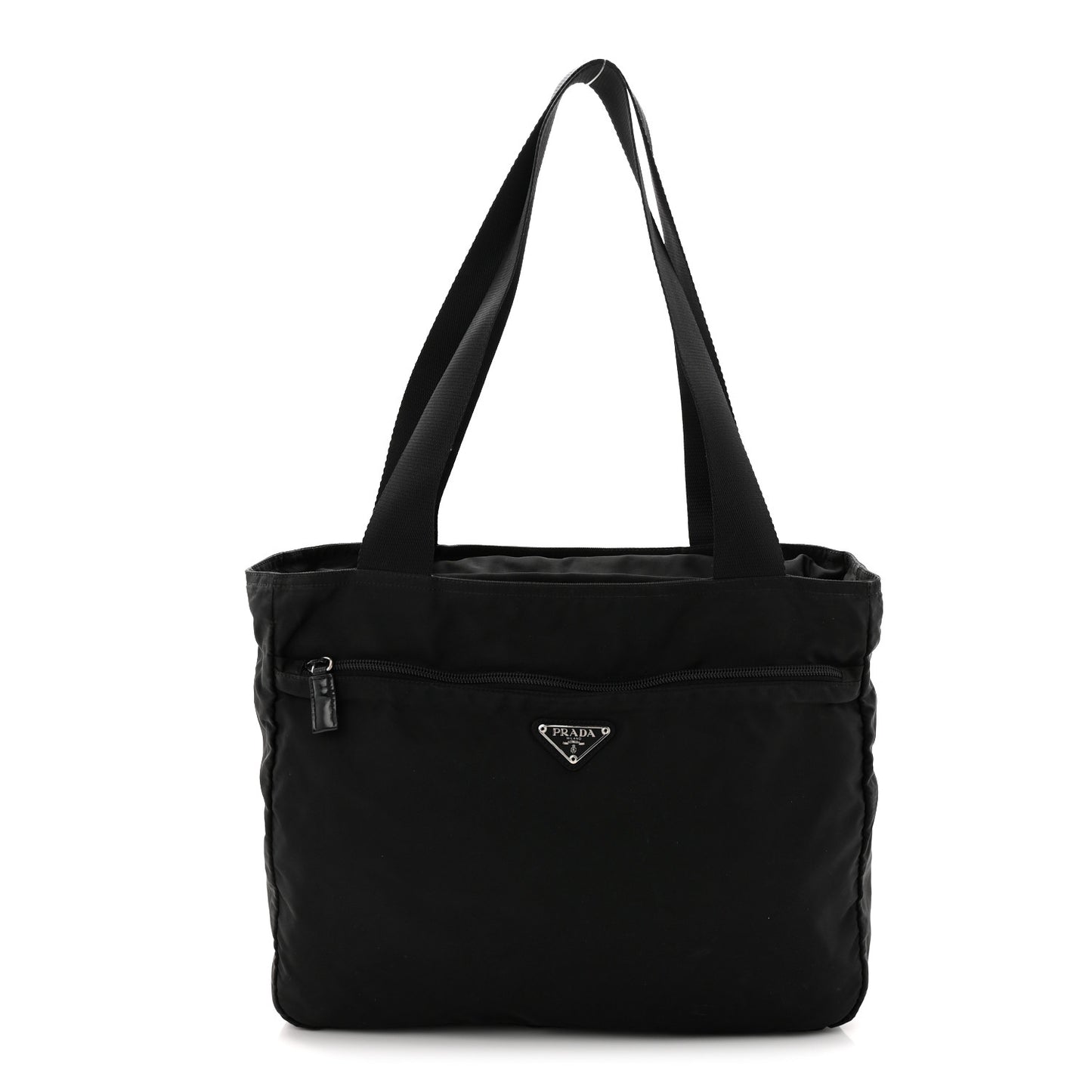 Tessuto Nylon Shopping Tote Black