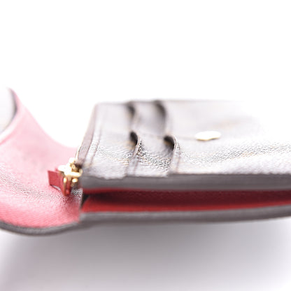 Louis Vuitton Monogram Emilie Wallet Red 7 of 8