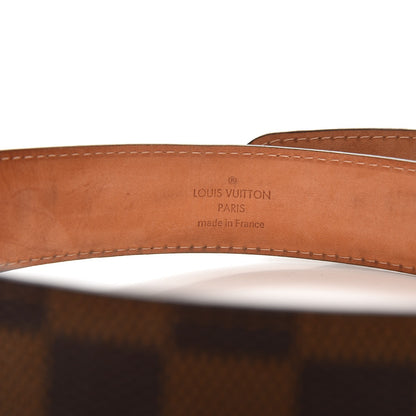 Louis Vuitton Damier Ebene 30mm Ellipse Belt 85 34 2 of 7