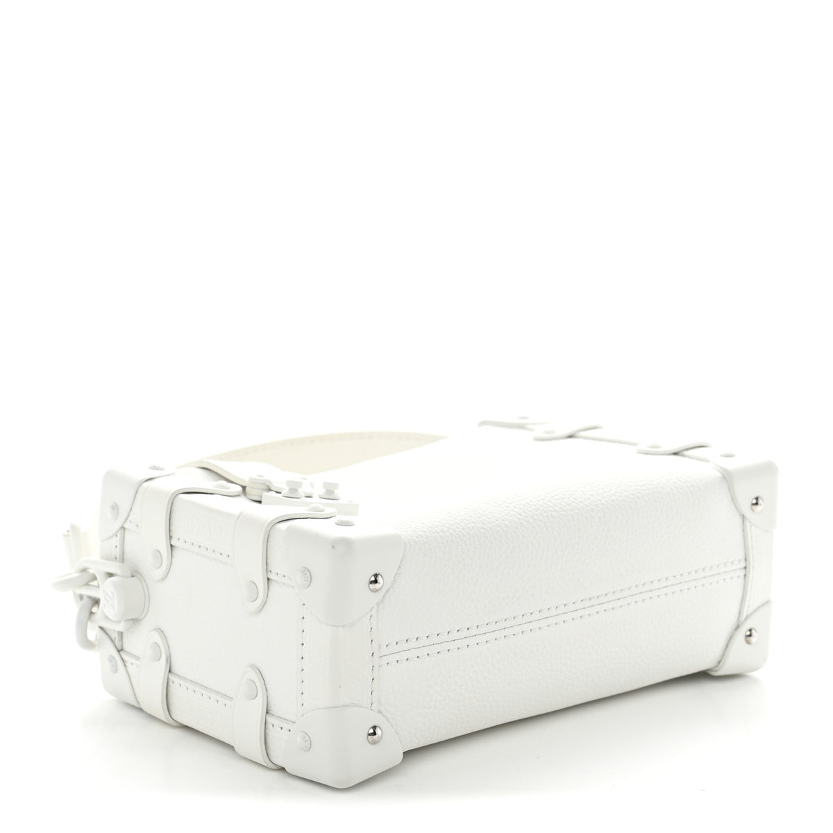 Louis Vuitton Calfskin Side Trunk PM Off White 4 of 9