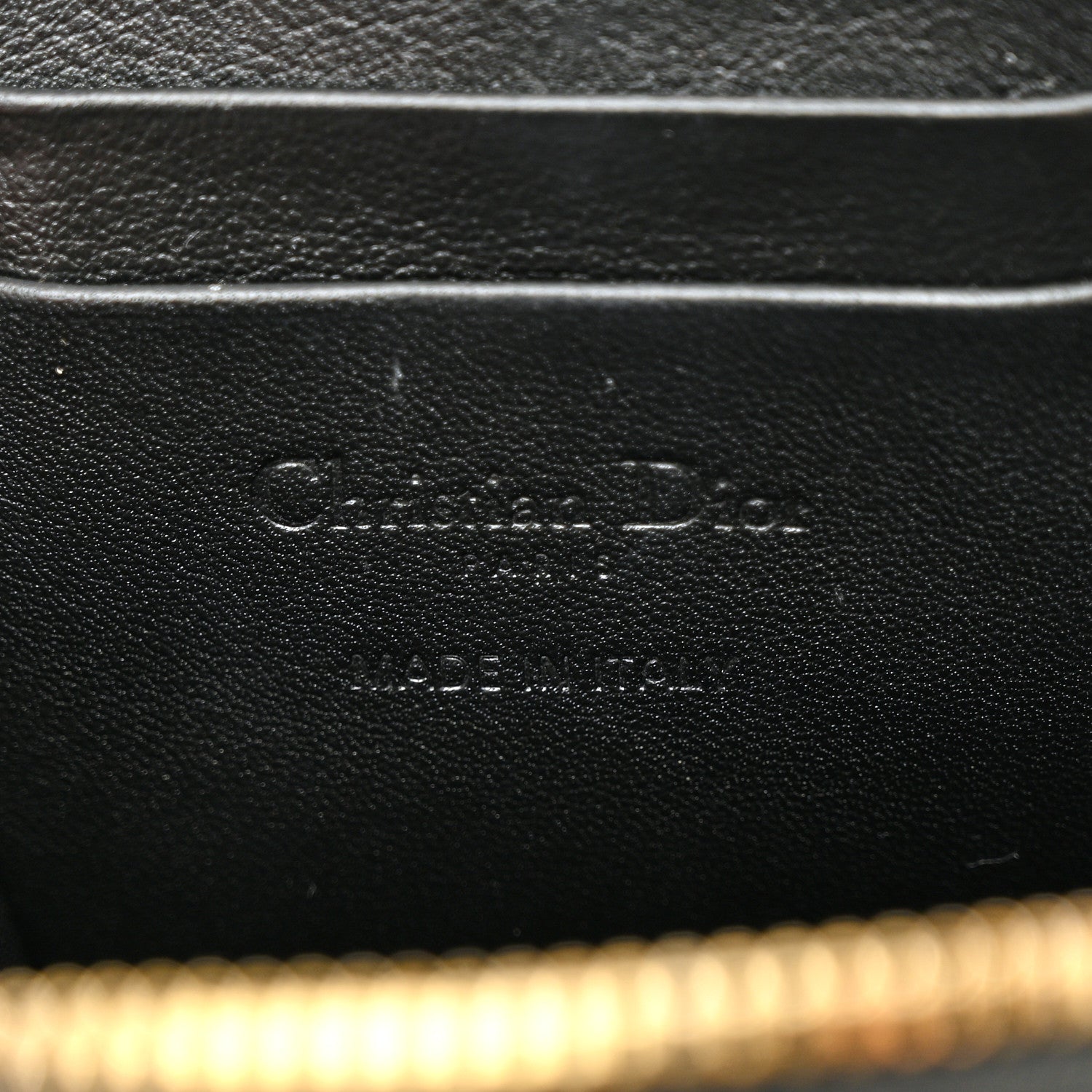 Christian Dior Patent Cannage Lady Dior Phone Holder Black 6 of 10