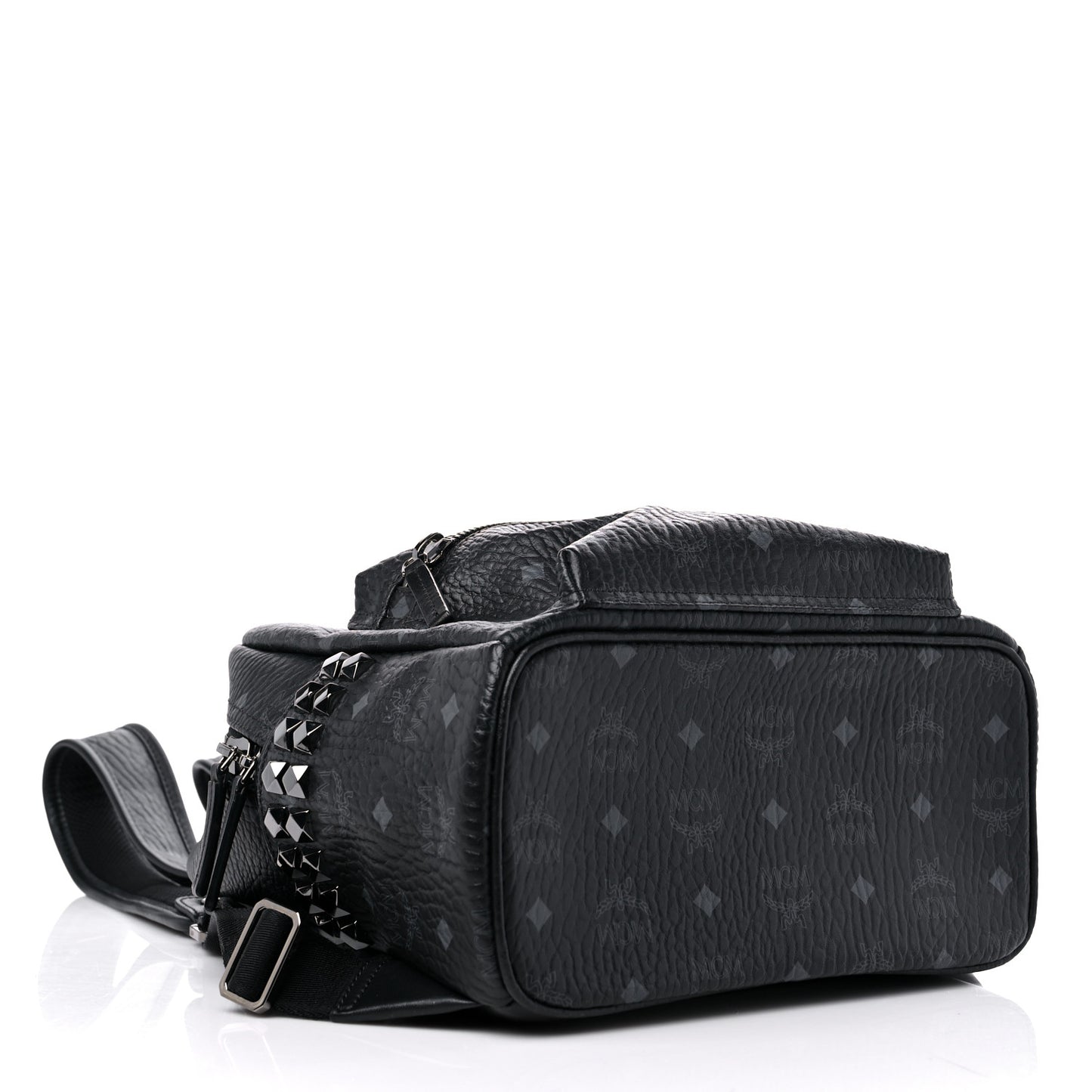 Visetos Small Side Stud Stark Backpack Black
