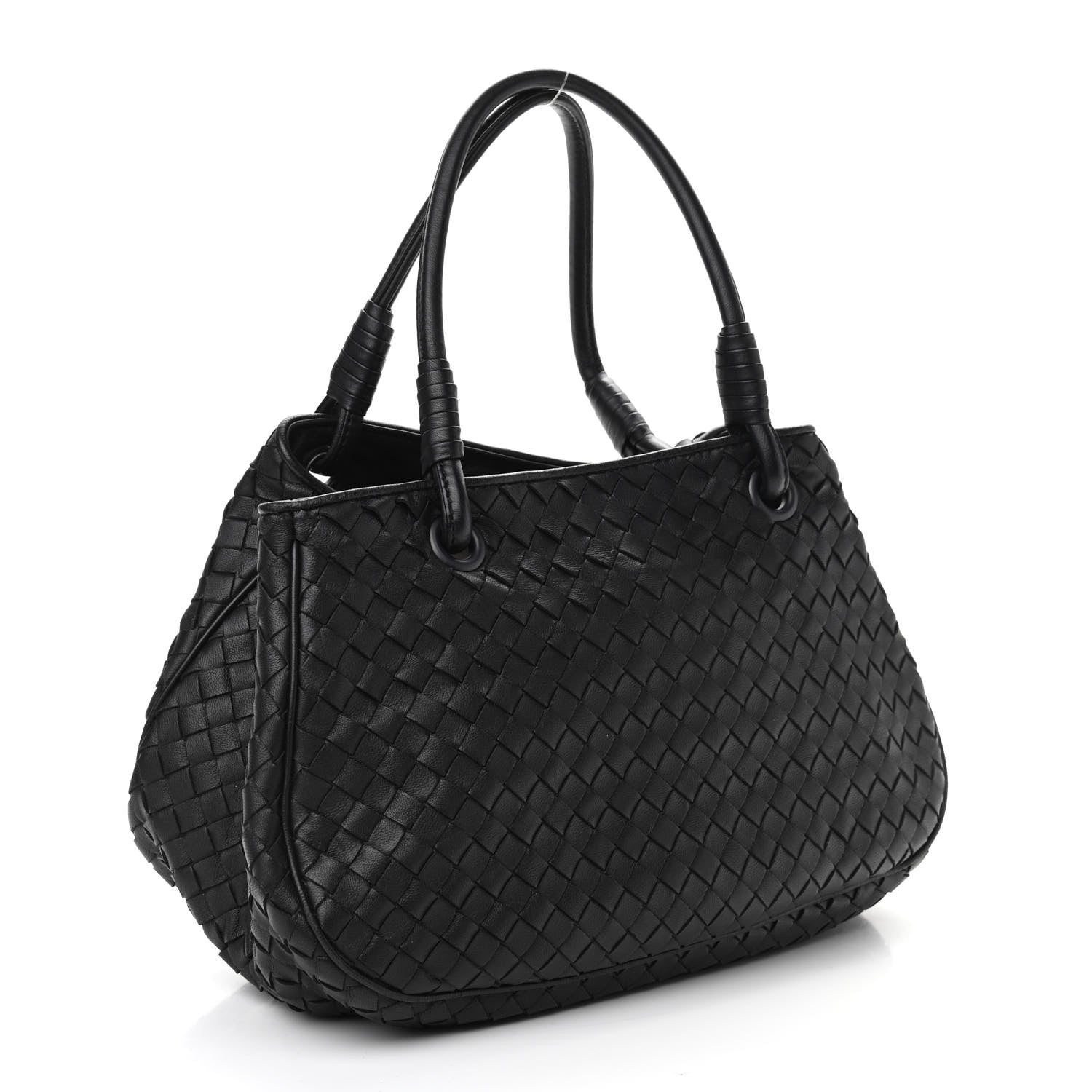 Bottega Veneta Nappa Intrecciato Woven Tote Black 3 of 9