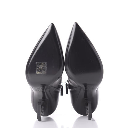 Saint Laurent Calfskin Opyum Ankle Boots 36 Black 6 of 10