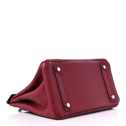 Hermes Togo Birkin 25 Rouge Grenat 4 of 14