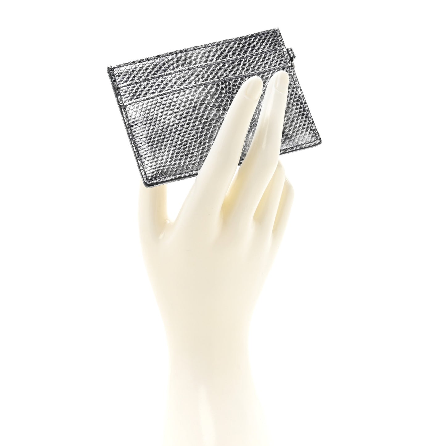 Karung Lady Dior Card Holder Vieil Argent