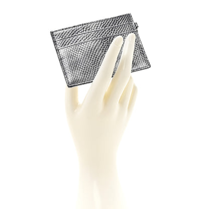 Christian Dior Karung Lady Dior Card Holder Vieil Argent 2 of 8
