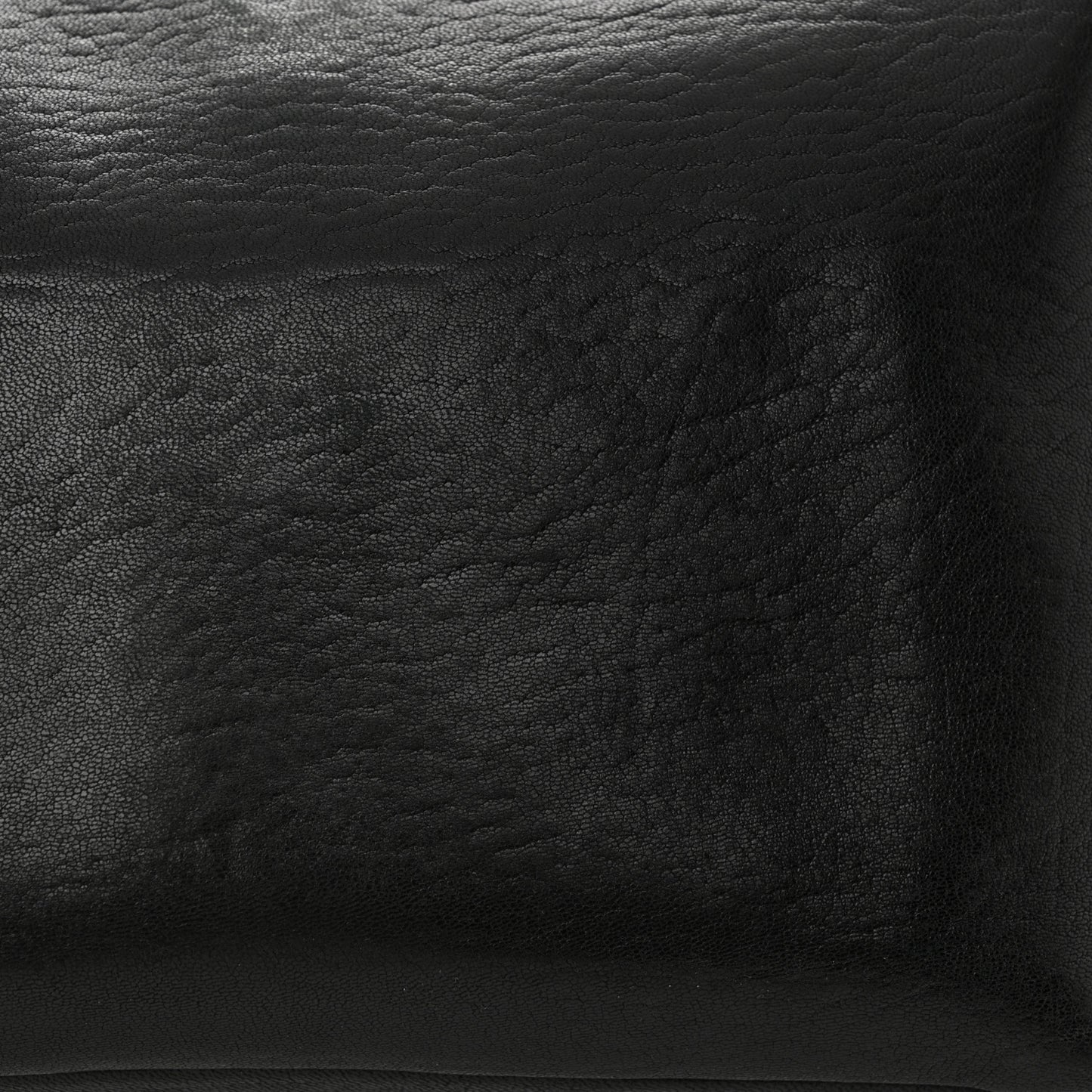 Lambskin Monogram Large Pouch On Strap Black