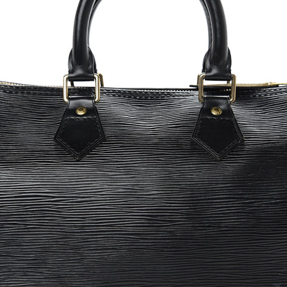 Louis Vuitton Epi Speedy 25 Black 10 of 10