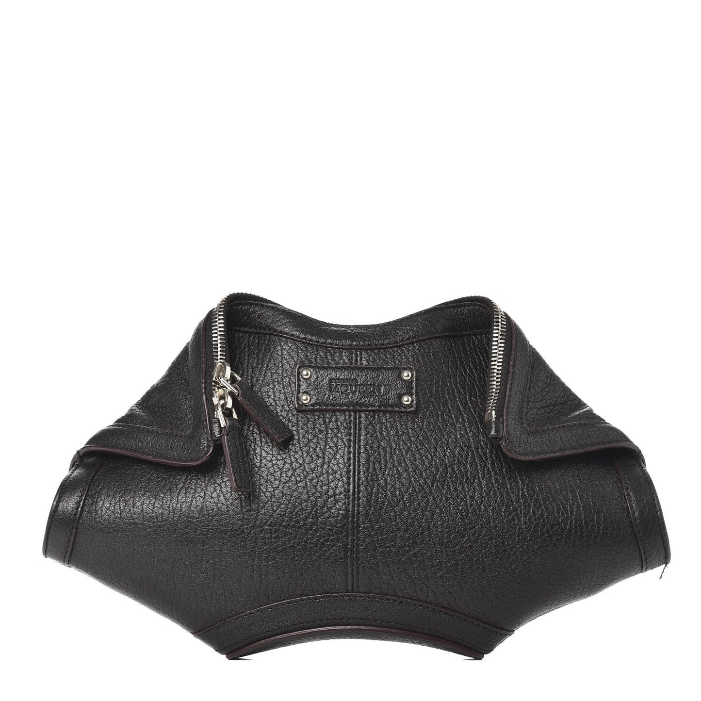 Calfskin De Manta Clutch Black
