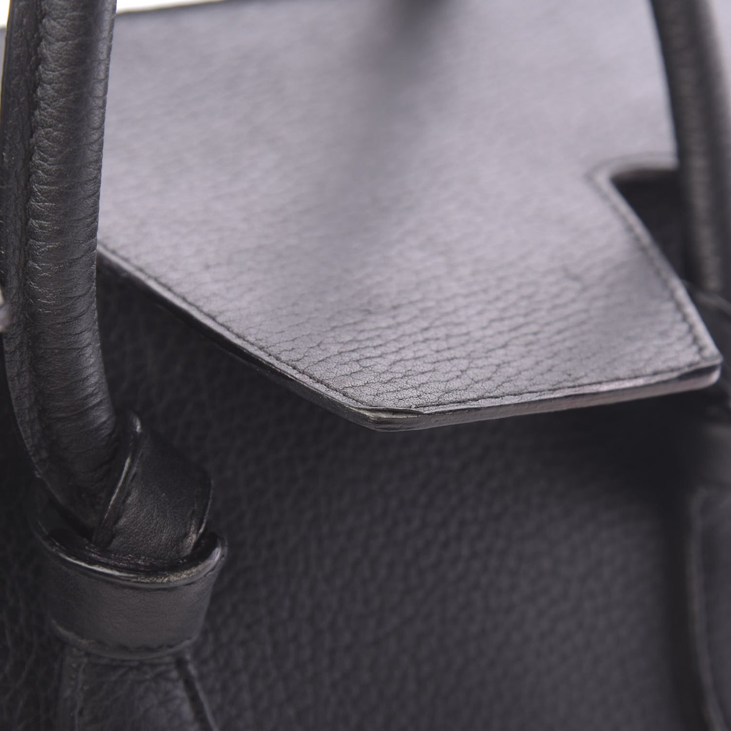 Crisped Calfskin Mini Tie Knot Tote Black