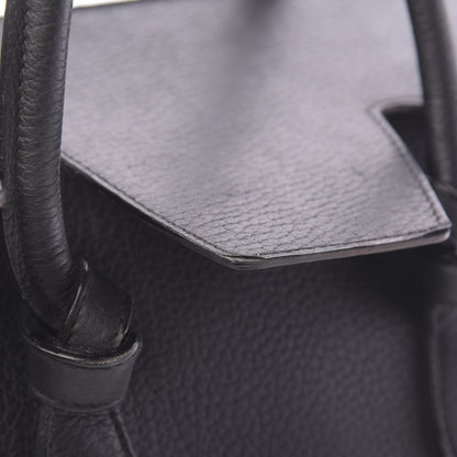 Celine Crisped Calfskin Mini Tie Knot Tote Black 8 of 29