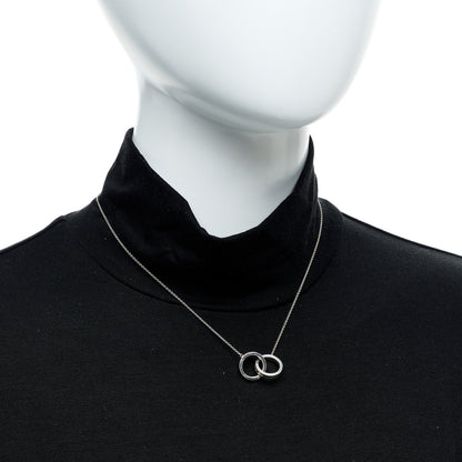 Tiffany Sterling Silver 1837 Interlocking Circles Pendant Necklace 2 of 7