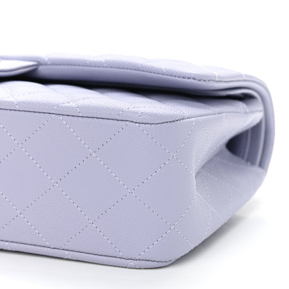 Chanel Caviar Quilted Medium Double Flap Light Purple 10 of 11