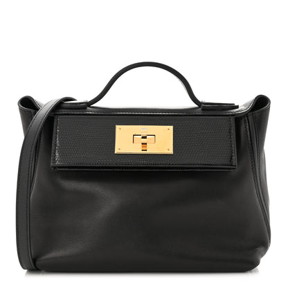 Hermes Swift Lizard Touch 24/24 21 Black 1 of 12