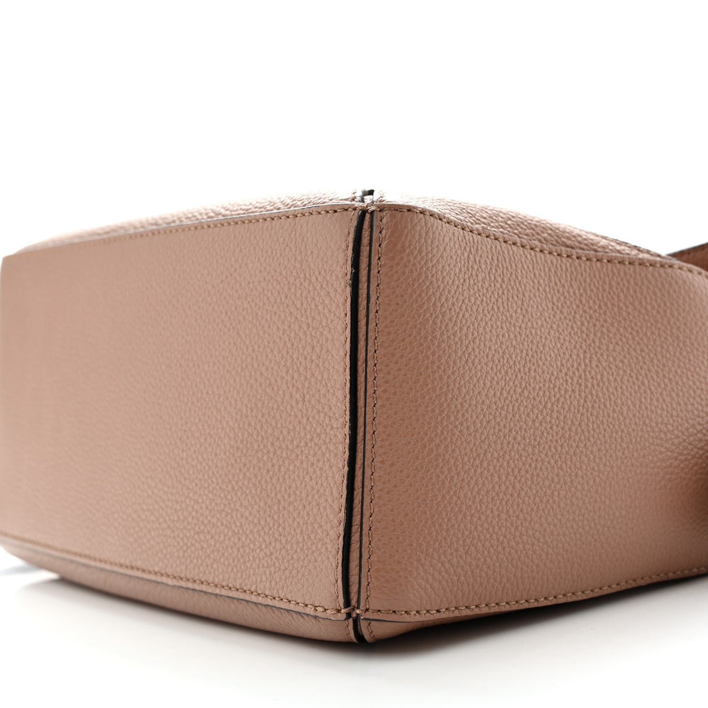 Grained Calfskin Small Puzzle Bag Dark Blush