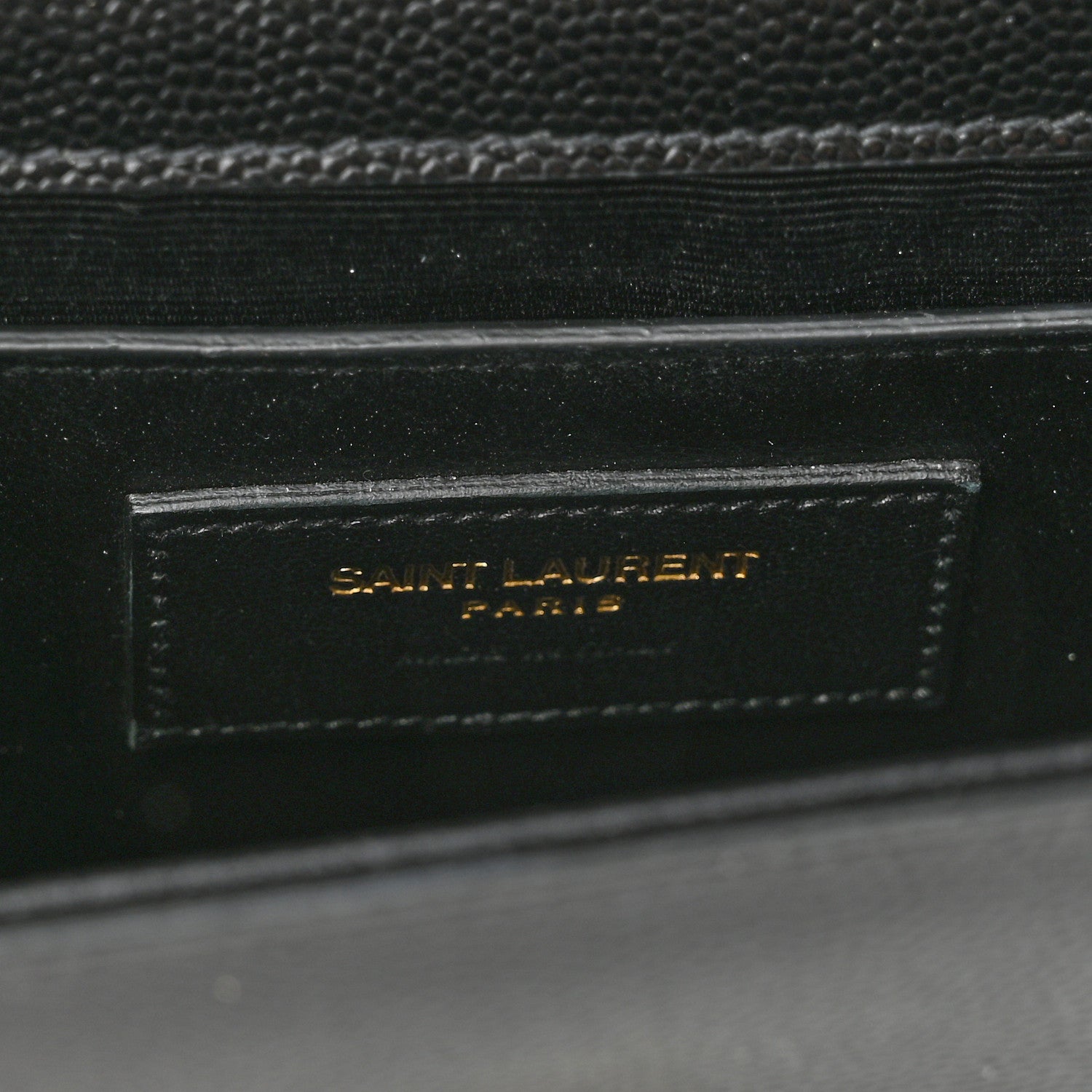 Saint Laurent Grain De Poudre Small Monogram Kate Satchel Black 7 of 10