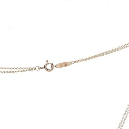 Tiffany 18K Yellow Gold Infinity Double Chain Pendant Necklace 5 of 7