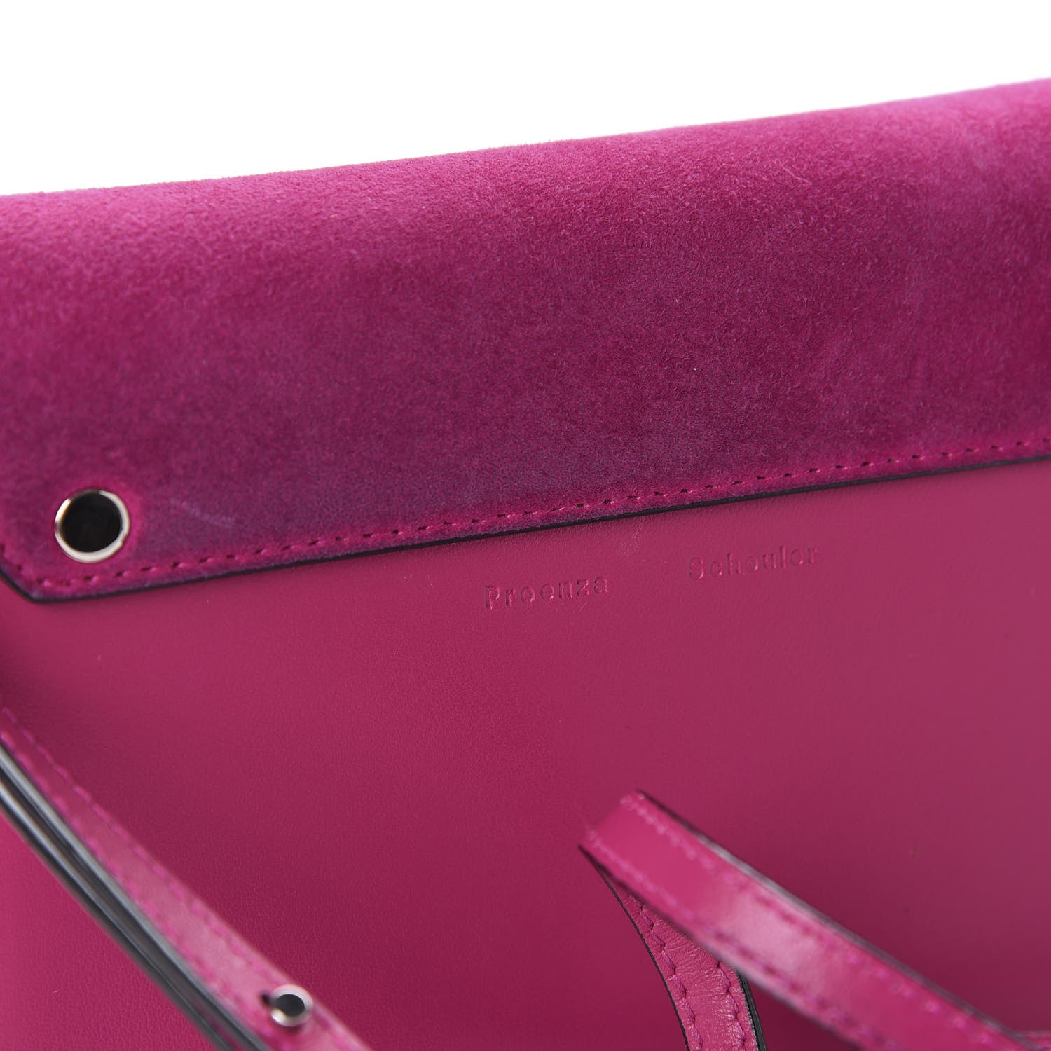 Proenza Schouler Calfskin Suede Tiny PS11 Classic Shoulder Bag Peony 10 of 10